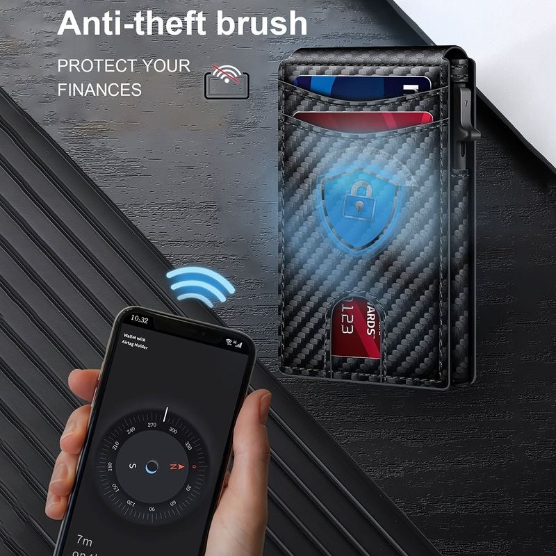 ChubbyShield Magnetic Card Holder – RFID Blocking Multi-Slot Wallet