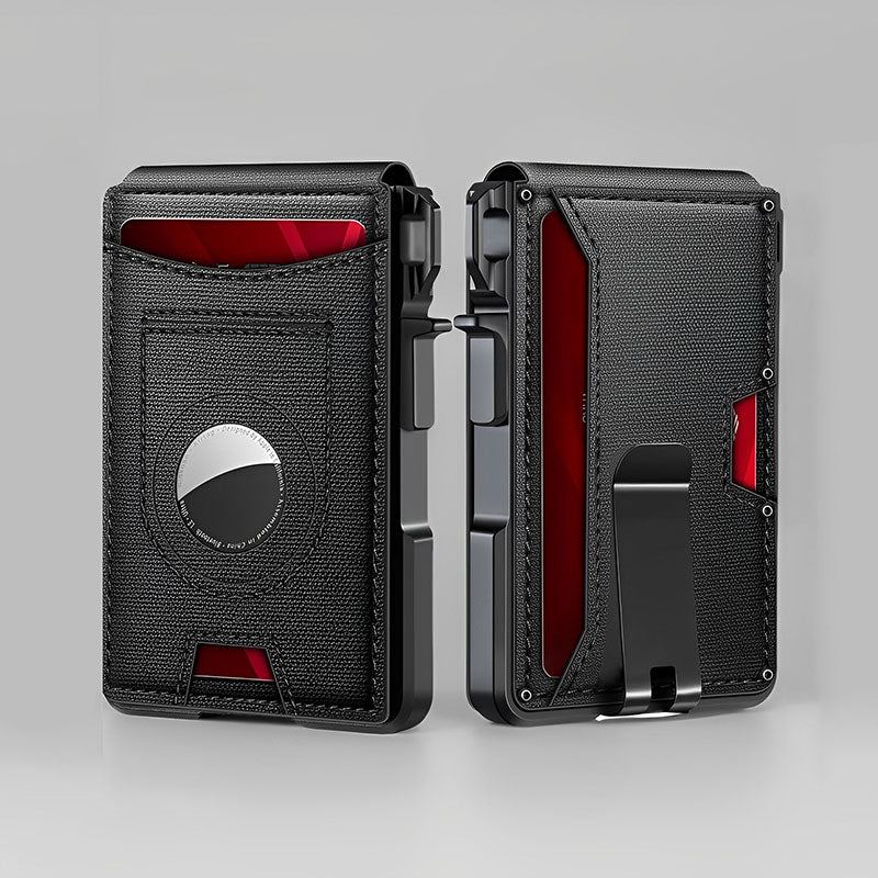 ChubbyShield Magnetic Card Holder – RFID Blocking Multi-Slot Wallet