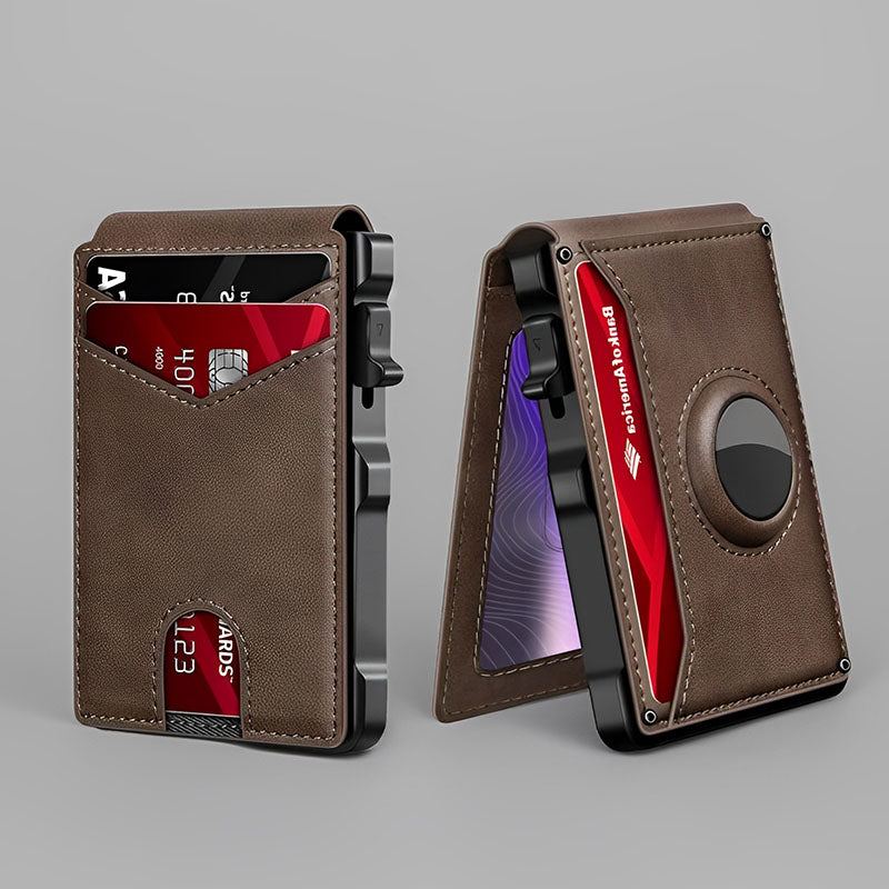 ChubbyShield Magnetic Card Holder – RFID Blocking Multi-Slot Wallet