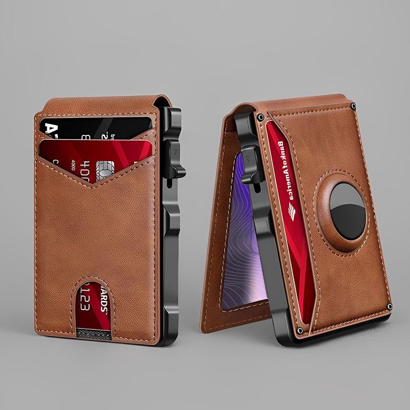 ChubbyShield Magnetic Card Holder – RFID Blocking Multi-Slot Wallet