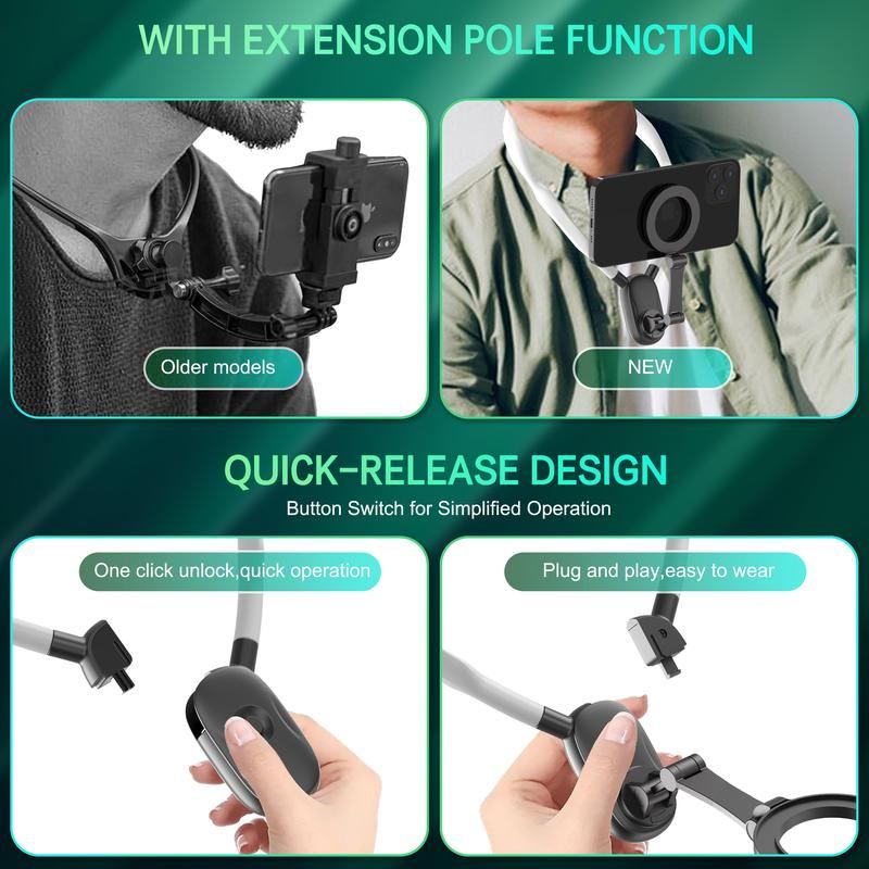 ChubbySnap Magnetic Neck Holder Pro – Hands-Free Phone Strap