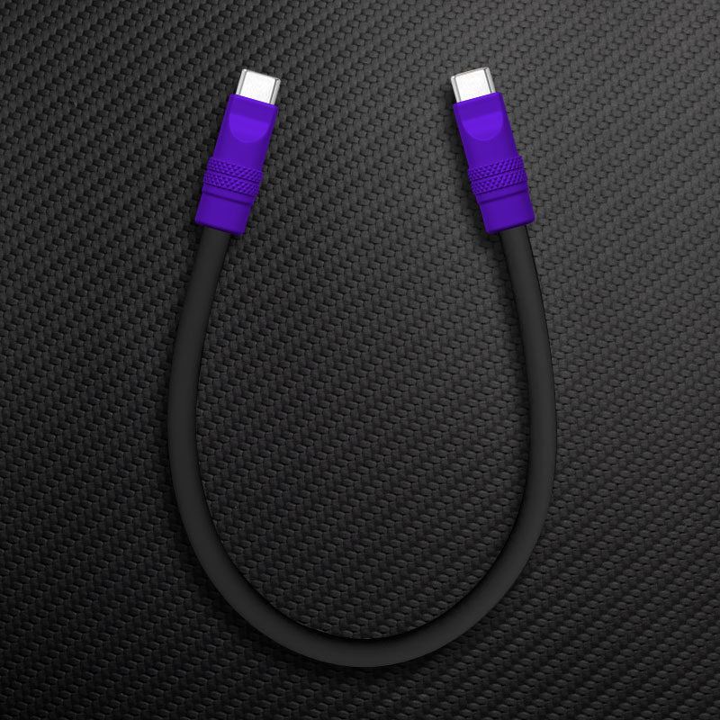 "Color Block Chubby" 240w Painted Power Bank Friendly Cable