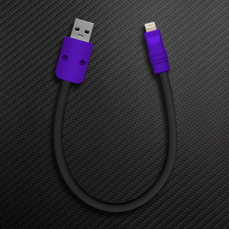 "Color Block Chubby" 240w Painted Power Bank Friendly Cable