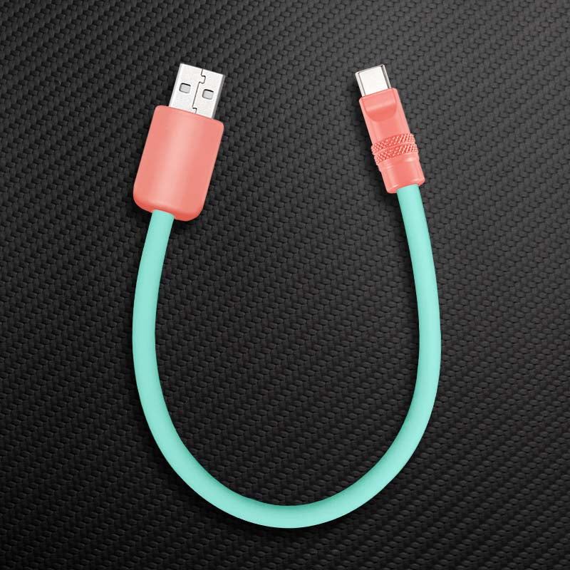 "Color Block Chubby" Power Bank Friendly Cable