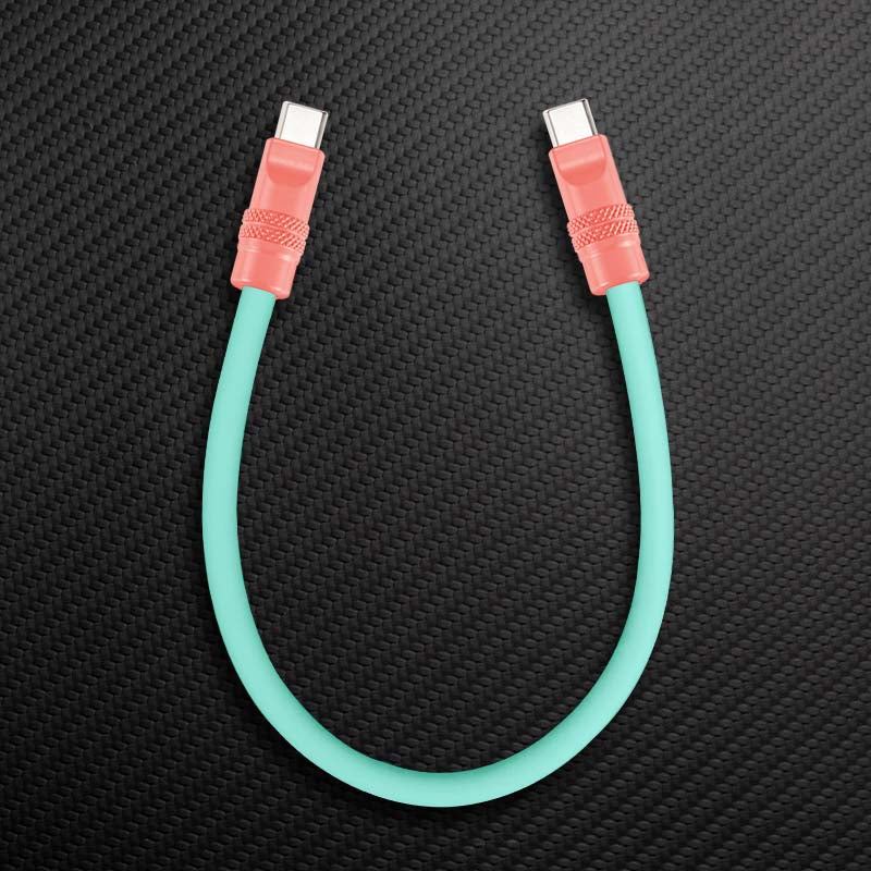 "Color Block Chubby" Power Bank Friendly Cable