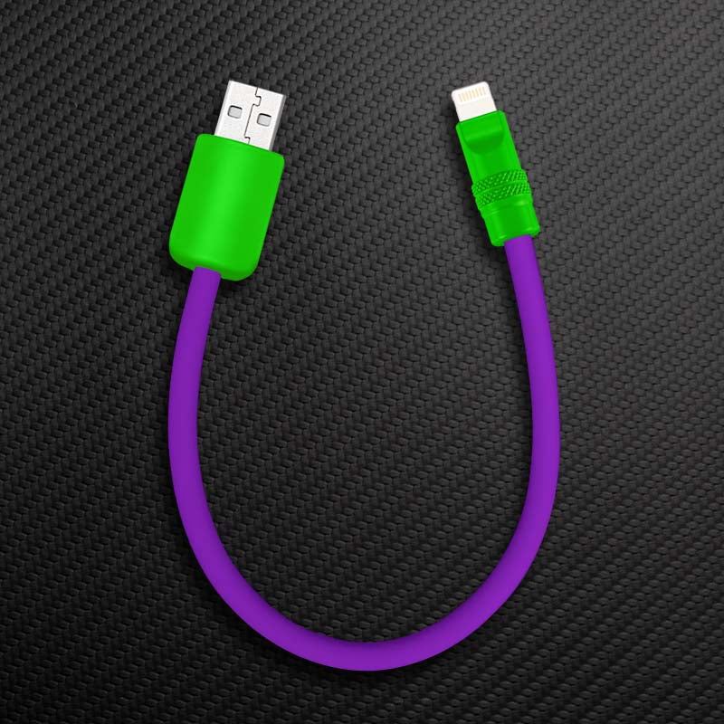 "Color Block Chubby" Power Bank Friendly Cable