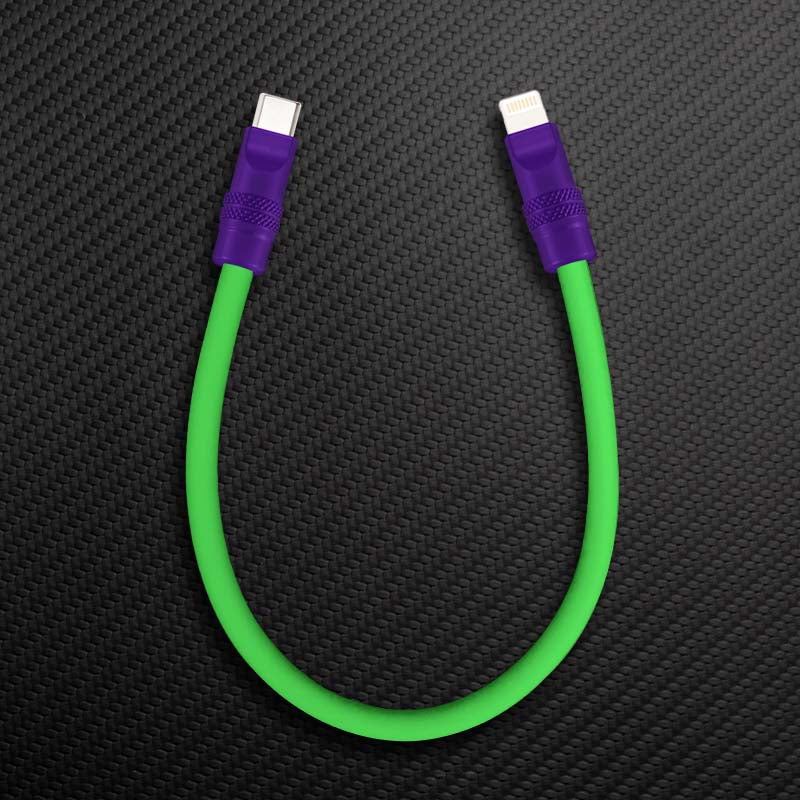 "Color Block Chubby" Power Bank Friendly Cable
