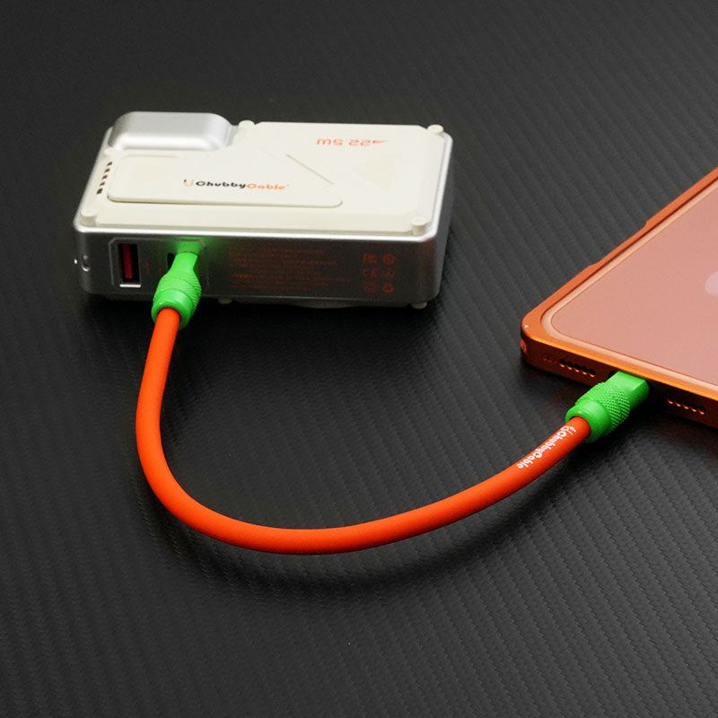 "Color Block Chubby" Power Bank Friendly Cable - More colors