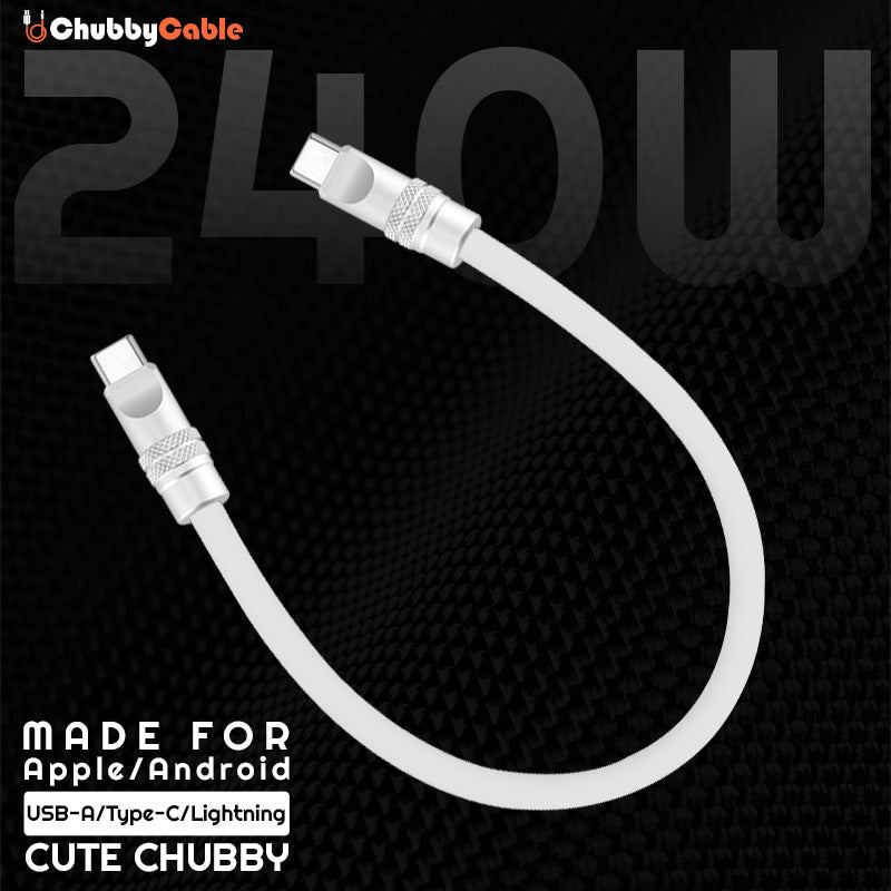 "Cute Chubby" - Power Bank Friendly Cable - More Colors