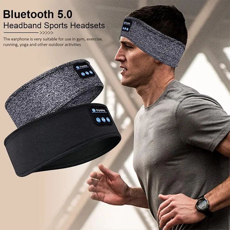 Elastic Wireless Music Headset & Sleeping Eye Mask