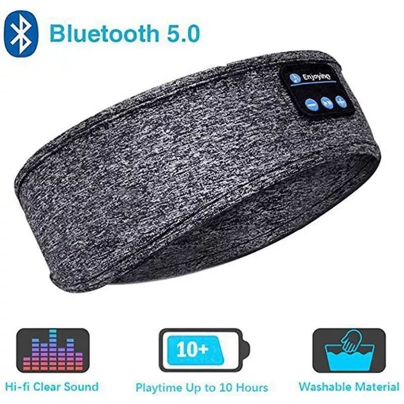 Elastic Wireless Music Headset & Sleeping Eye Mask