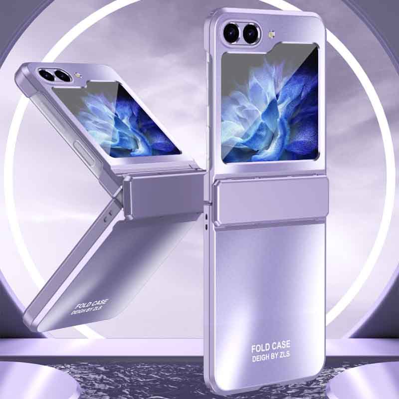 Enhanced Hinge Protection Electroplating Case for Samsung Galaxy Z Flip 7/6/5/4/3
