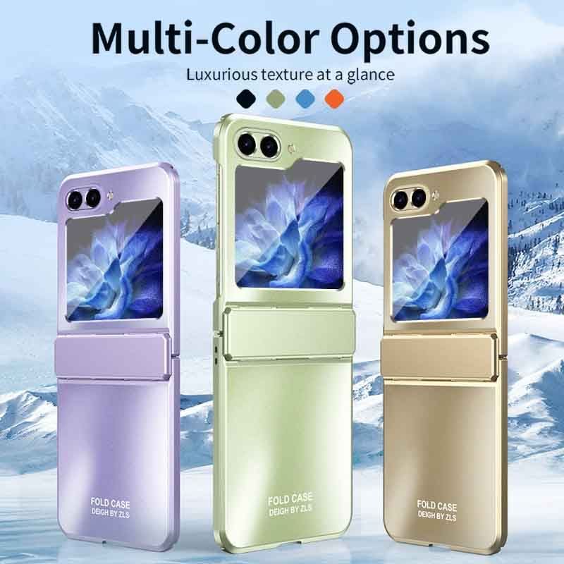 Enhanced Hinge Protection Electroplating Case for Samsung Galaxy Z Flip 7/6/5/4/3