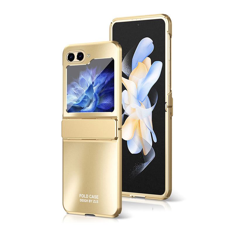 Enhanced Hinge Protection Electroplating Case for Samsung Galaxy Z Flip 7/6/5/4/3