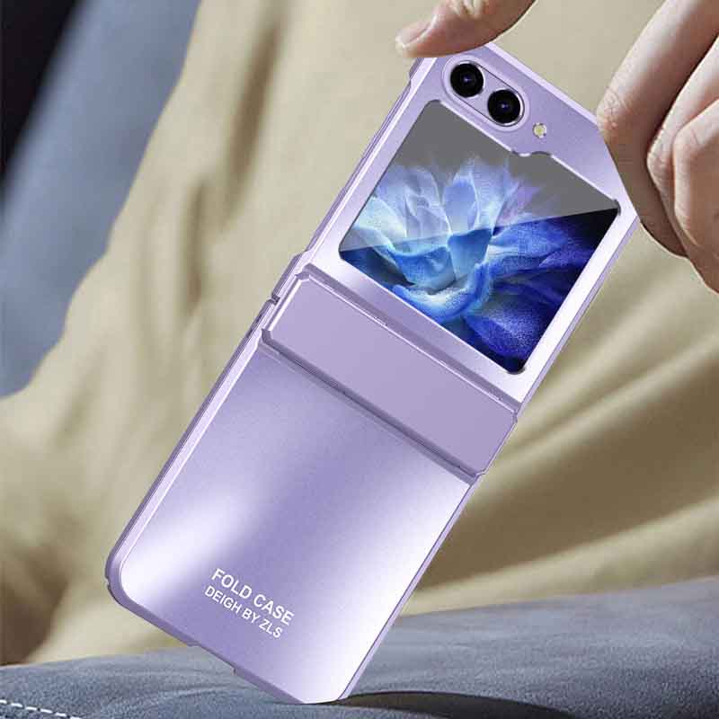 Enhanced Hinge Protection Electroplating Case for Samsung Galaxy Z Flip 7/6/5/4/3