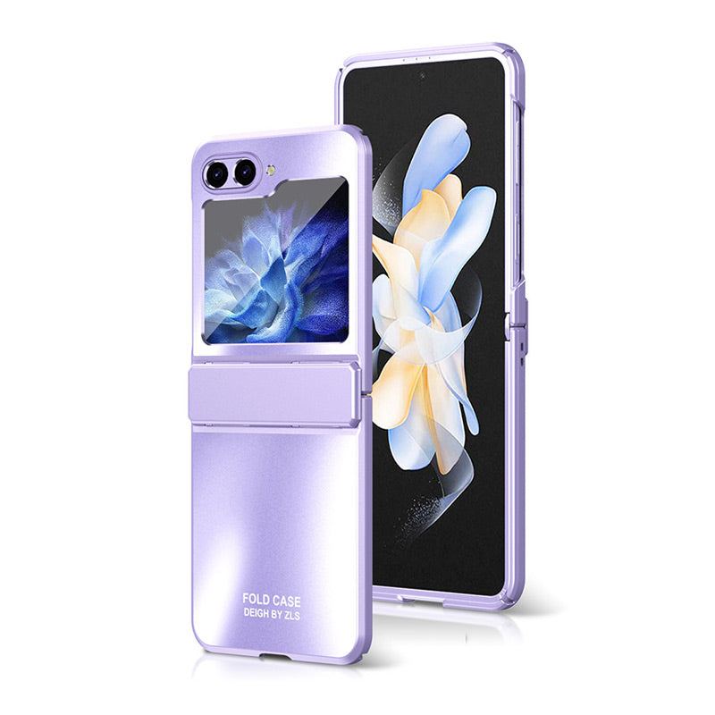 Enhanced Hinge Protection Electroplating Case for Samsung Galaxy Z Flip 7/6/5/4/3