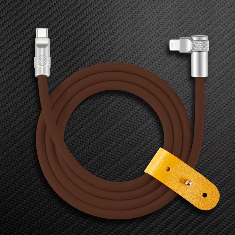 "FlexElbow Pro" 90° Design 100W Fast Charge Cable - More Colors