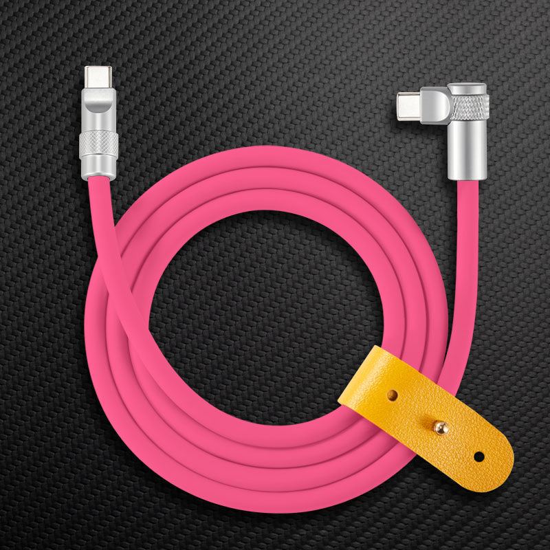 "FlexElbow Pro" 90° Design 100W Fast Charge Cable - More Colors