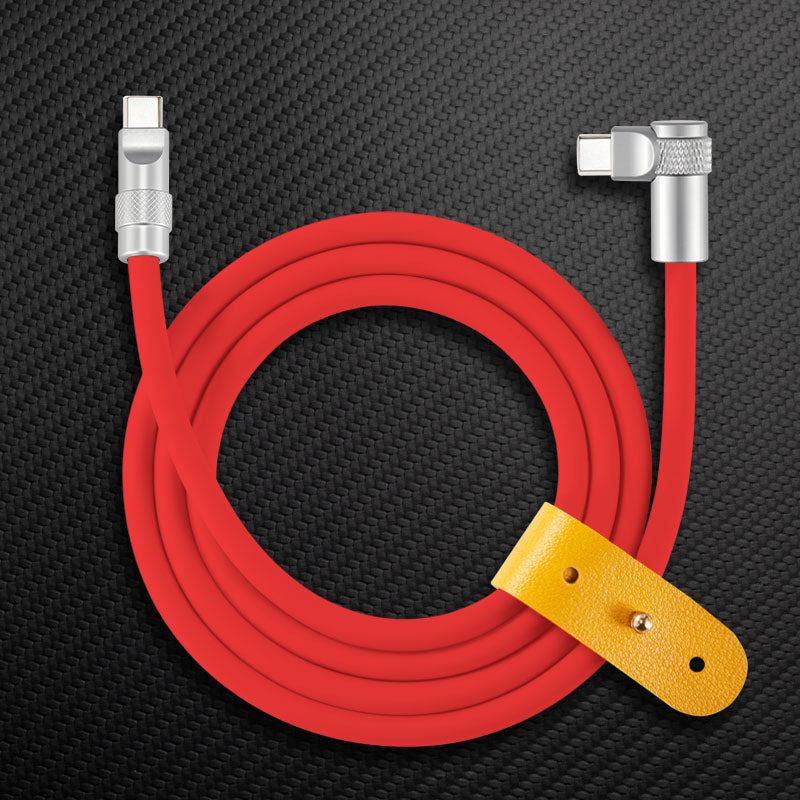 "FlexElbow Pro" 90° Design 100W Fast Charge Cable - More Colors