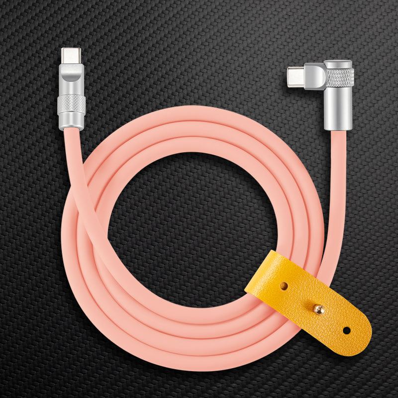 "FlexElbow Pro" 90° Design 100W Fast Charge Cable - More Colors