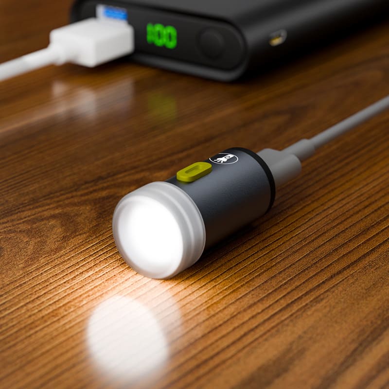 Free Mini LED Flashlight Adapter Set