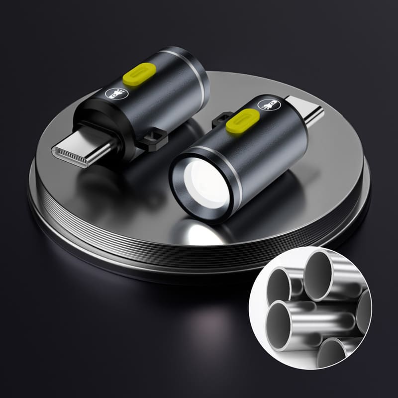 Free Mini LED Flashlight Adapter Set