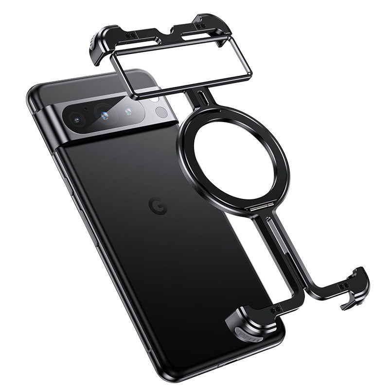 Magnetic Aluminum Frameless Phone Case For Google Pixel Series