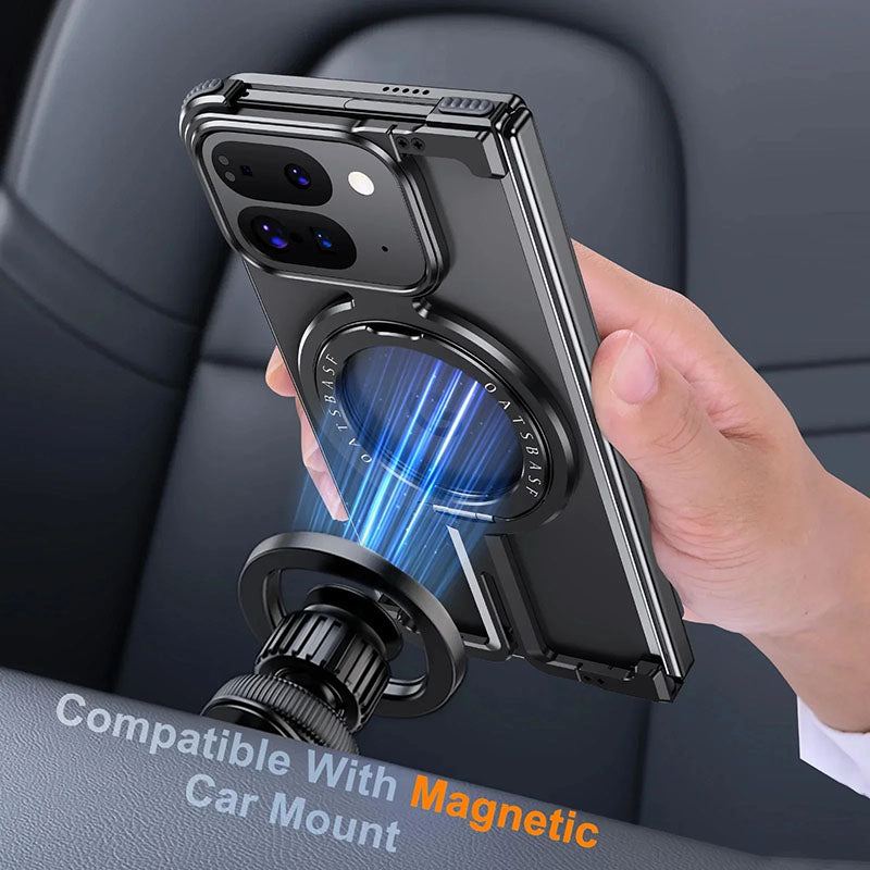 Magnetic Aluminum Frameless Phone Case For Google Pixel Series