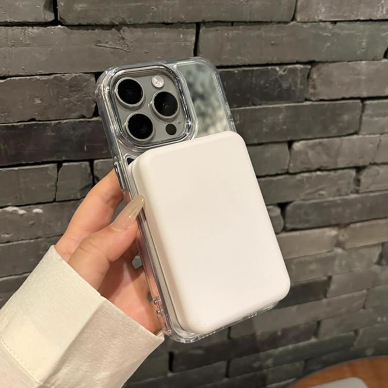 Magnetic Mirror Phone Case for iPhone – Makeup Mirror + MagSafe Support