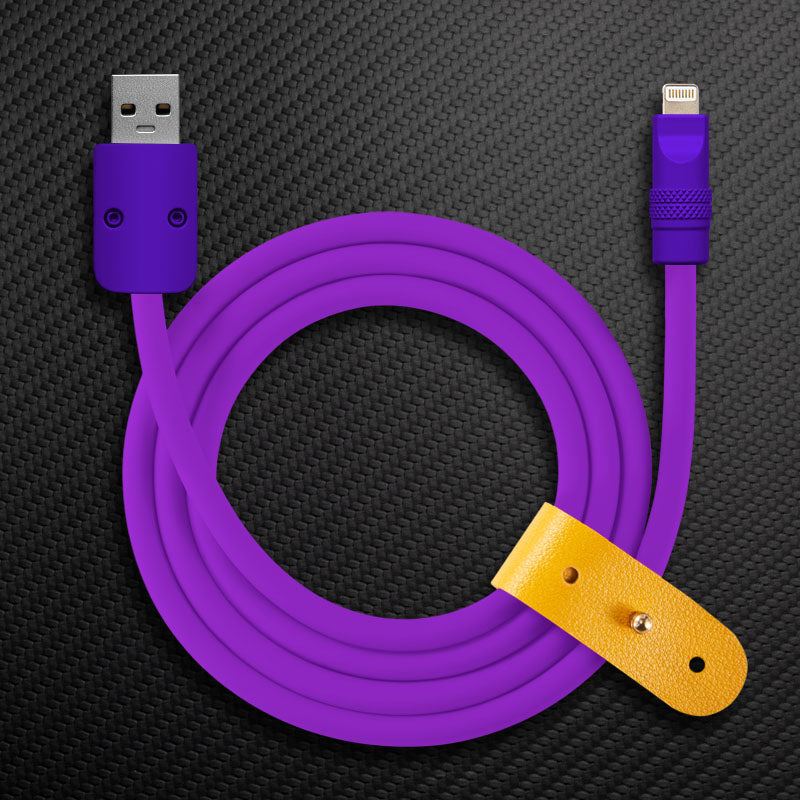 "Monochrome Chubby" 240W Classic Solid Color Fast Charging Cable