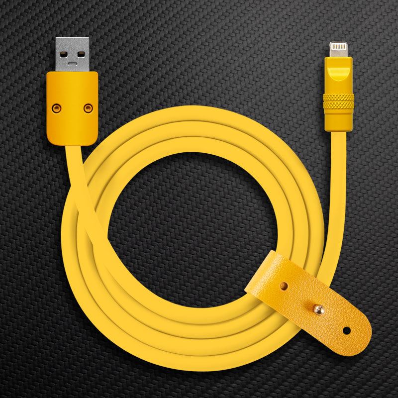 "Monochrome Chubby" 240W Classic Solid Color Fast Charging Cable