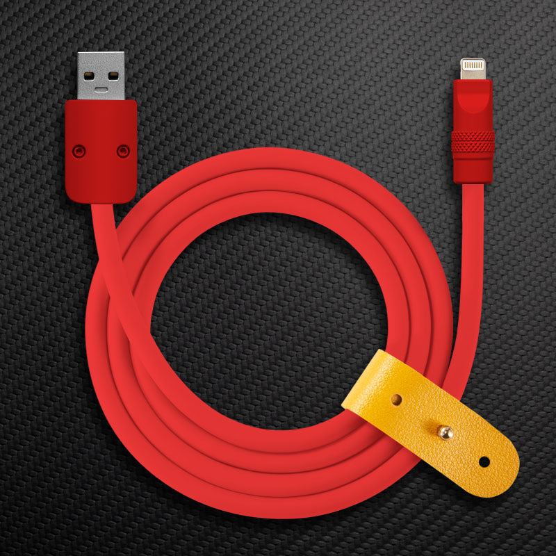 "Monochrome Chubby" 240W Classic Solid Color Fast Charging Cable