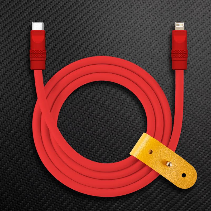 "Monochrome Chubby" 240W Classic Solid Color Fast Charging Cable