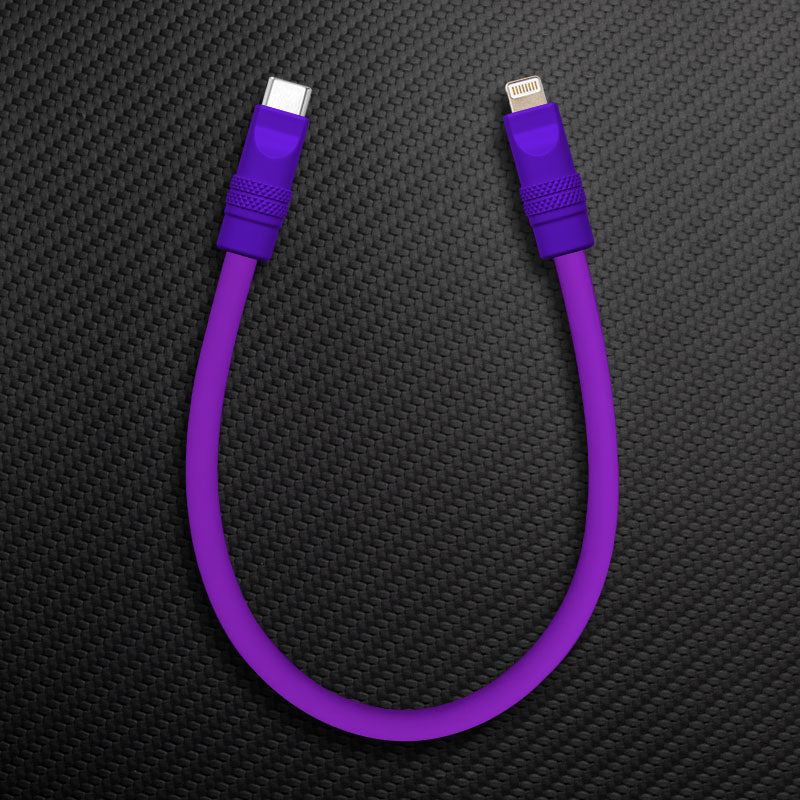 "Monochrome Chubby" Power Bank Friendly Cable - Silicone Material（副本）