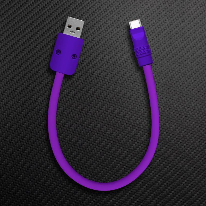 "Monochrome Chubby" Power Bank Friendly Cable - Silicone Material（副本）