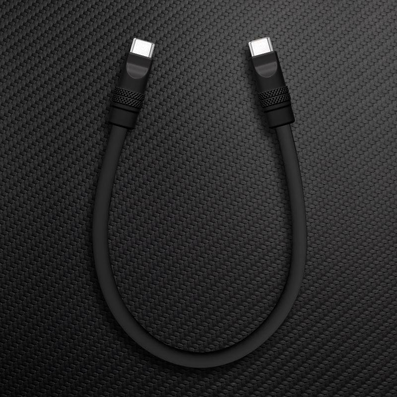 "Monochrome Chubby" Power Bank Friendly Cable - Silicone Material（副本）