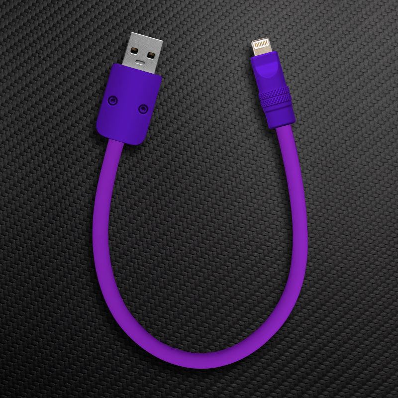 "Monochrome Chubby" Power Bank Friendly Cable - Silicone Material（副本）