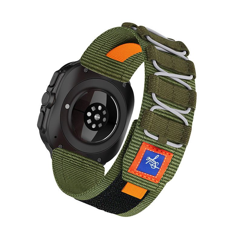 Sports Color Blocking Nylon Woven Band for Galaxy Watch Ultra