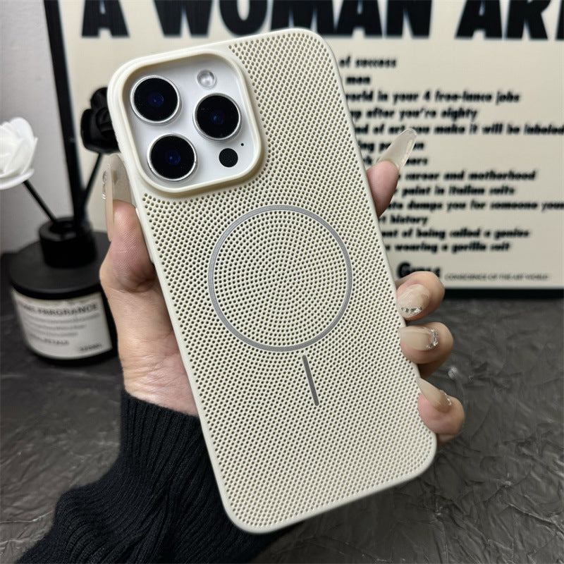 Summer Magnetic Heat Dissipation Phone Case For iPhone