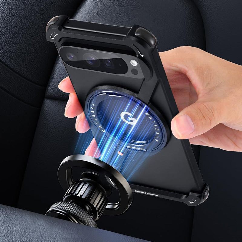 Z-Shaped Metal Hollow Magnetic Rotating Bracket Phone Case For Google