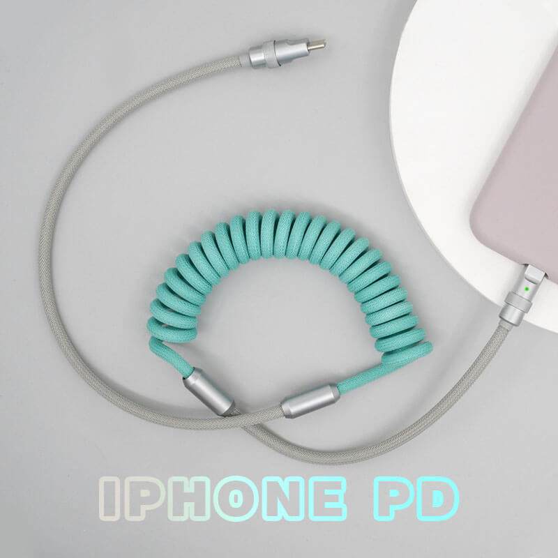 "Curly Chubby" Adjustable Twin Color Chubby Cable